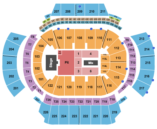 State Farm Arena Pearl Jam Seating Chart